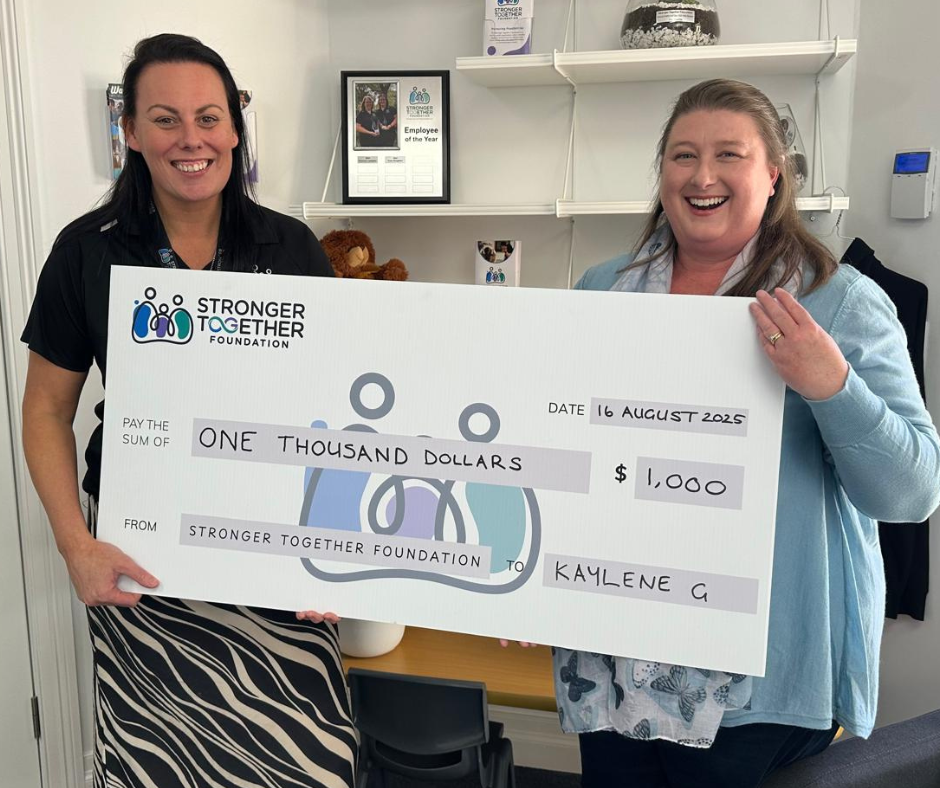 Sample Raffle Winner Cheque Celebrating the Families We Support: Meet the Winner of Our Carers ...